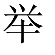 Иероглиф 举