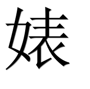 Иероглиф 婊