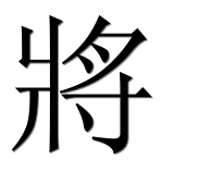 Иероглиф 將
