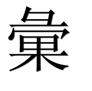 Иероглиф 彙