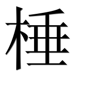 Иероглиф 棰