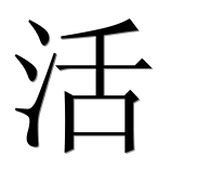 Иероглиф 活