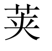 Иероглиф 荚
