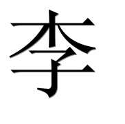 Иероглиф 李