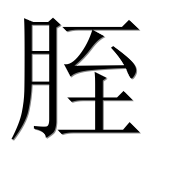 Иероглиф 胵