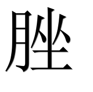 Иероглиф 脞