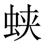 Иероглиф 蛱